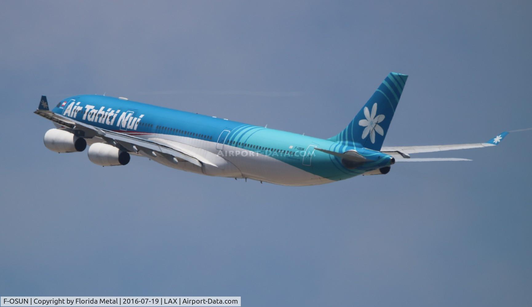 F-OSUN, 2001 Airbus A340-313 C/N 446, Air Tahiti
