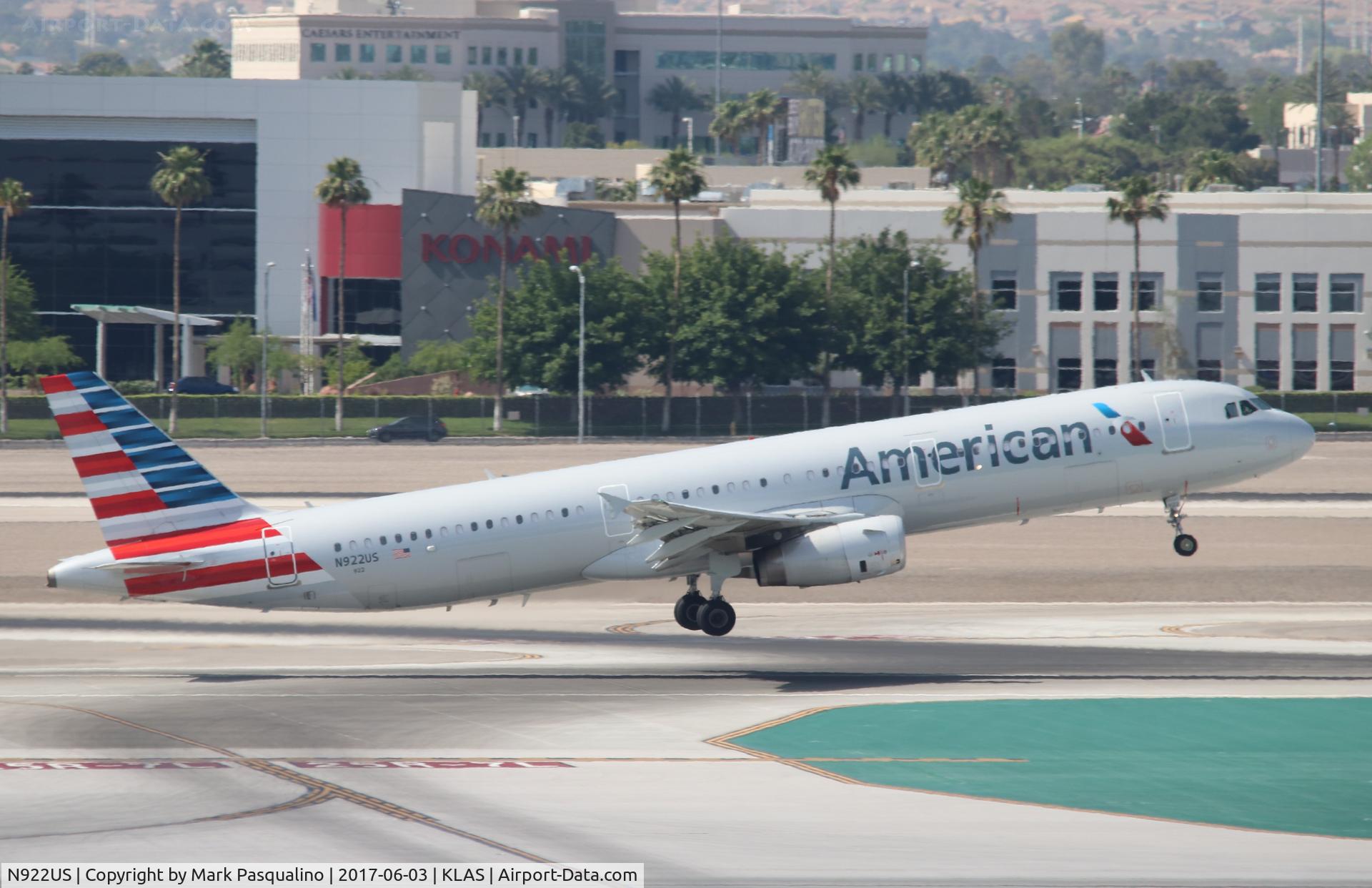 N922US, 2015 Airbus A321-231 C/N 6537, Airbus A321