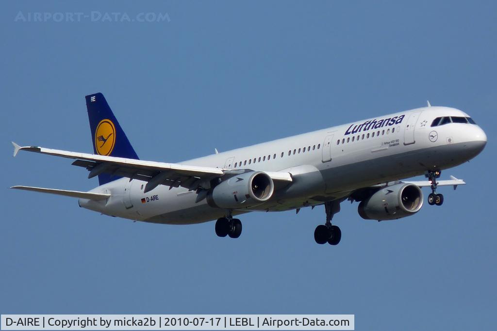 D-AIRE, 1994 Airbus A321-131 C/N 0484, Landing