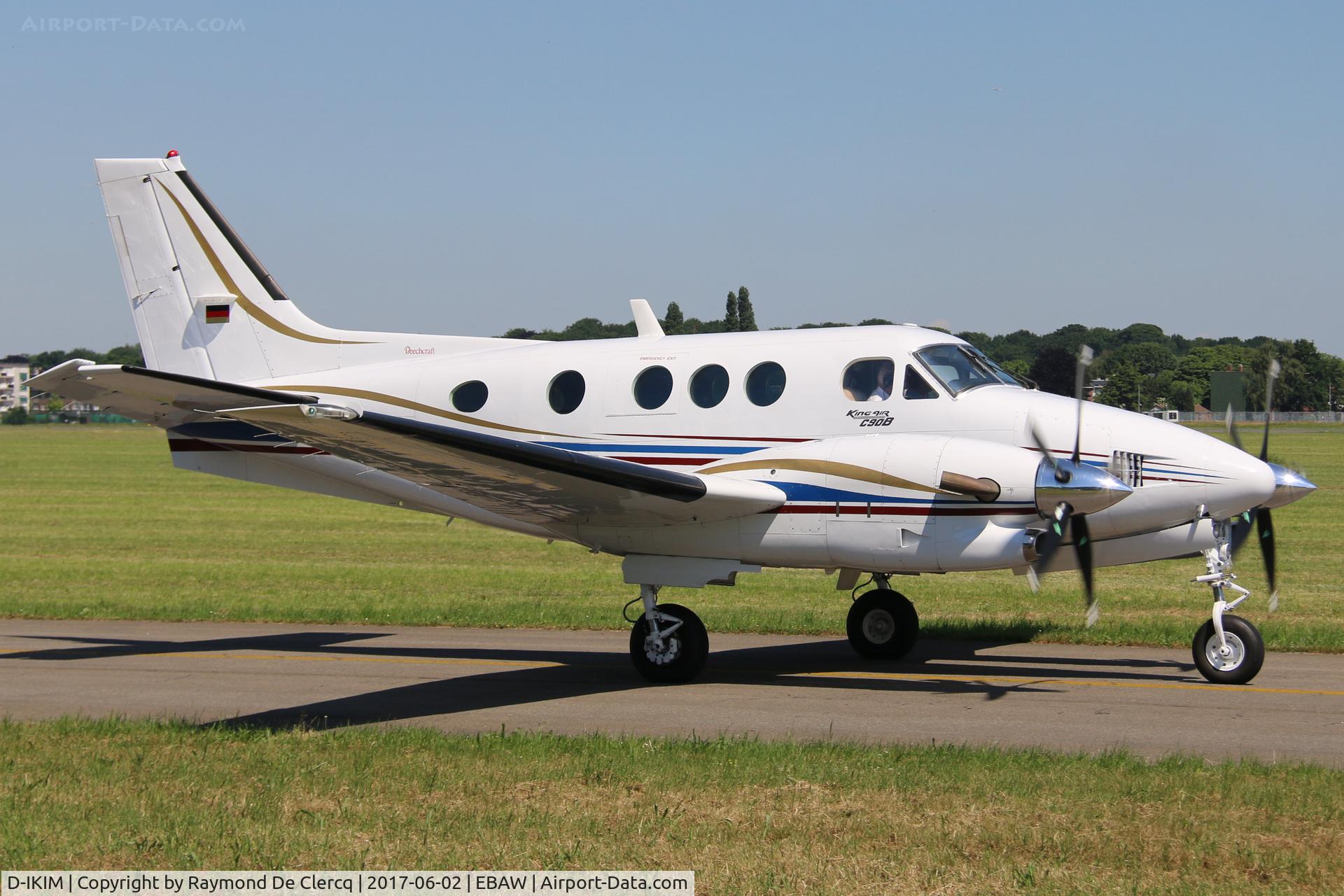 D-IKIM, 1992 Beech C90B King Air C/N LJ-1324, At Antwerp Airport.