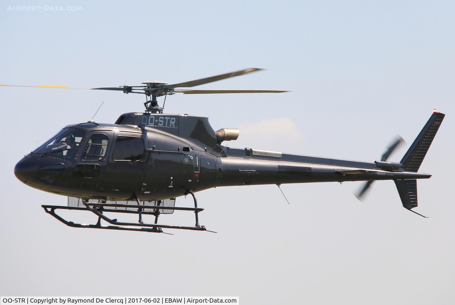 OO-STR, 2014 Aerospatiale AS-350B-3  Ecureuil C/N 7800, At Antwerp.
