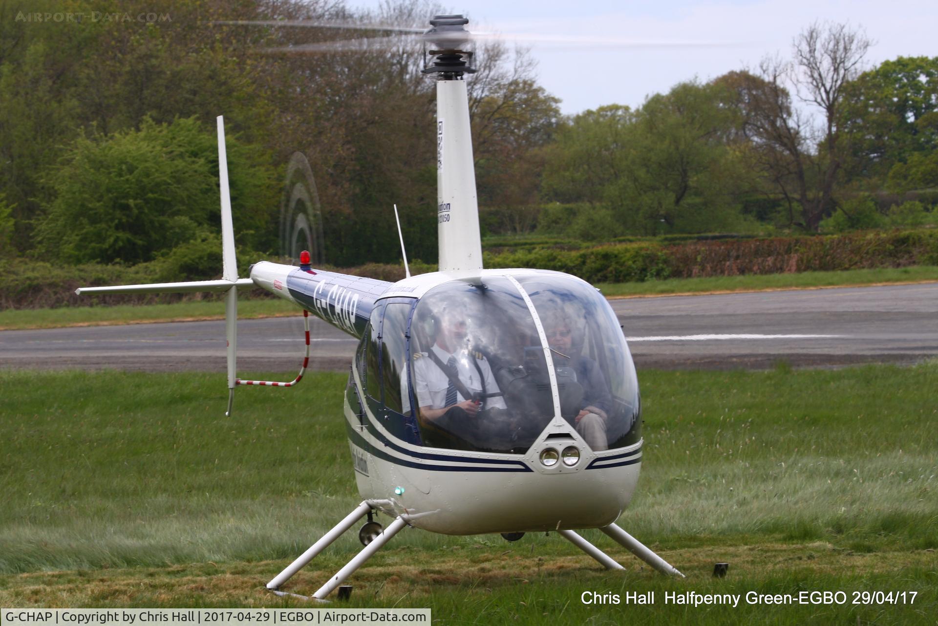 G-CHAP, 1997 Robinson R44 Astro C/N 0326, at the Radial & Trainer fly-in