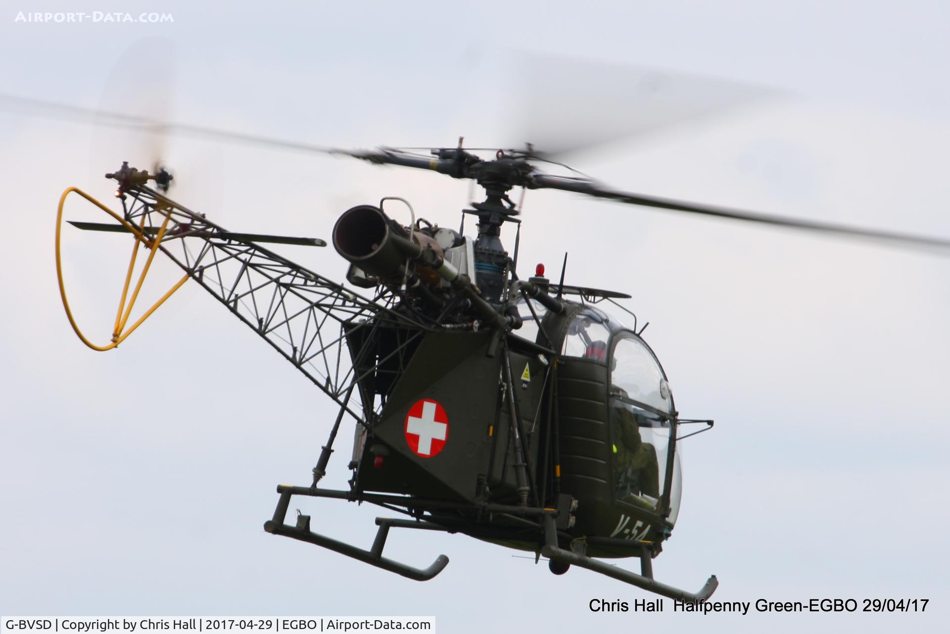 G-BVSD, 1964 Sud SE-3130 Alouette II C/N 1897, at the Radial & Trainer fly-in