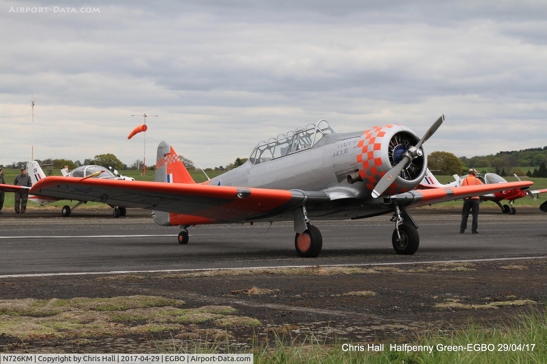 N726KM, 1953 North American AT-6G Texan C/N SA079, at the Radial & Trainer fly-in