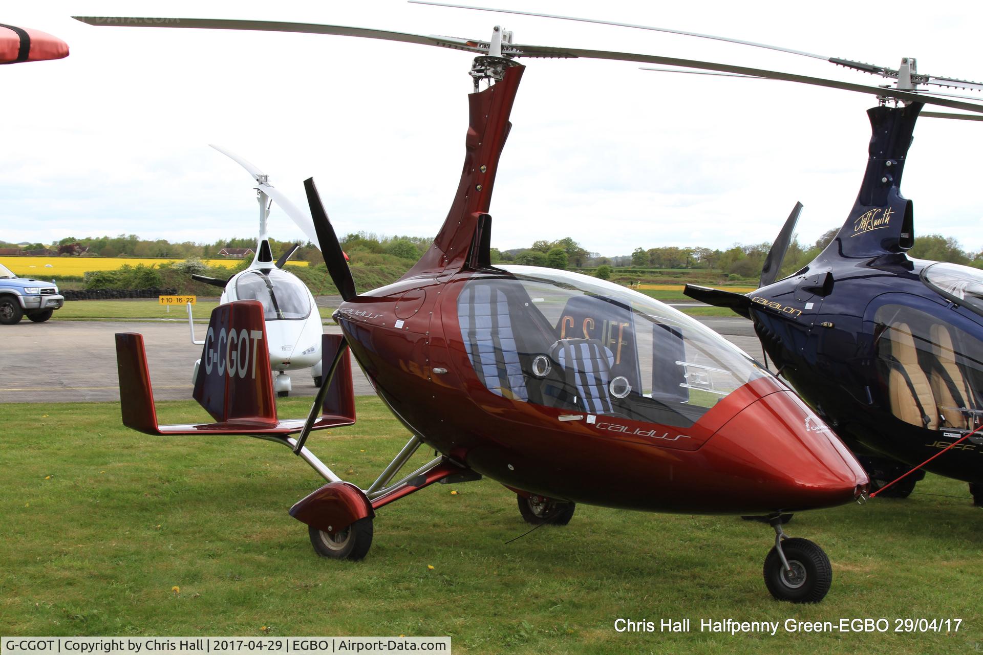 G-CGOT, 2010 Rotorsport UK Calidus C/N RSUK/CALS/008, at the Radial & Trainer fly-in