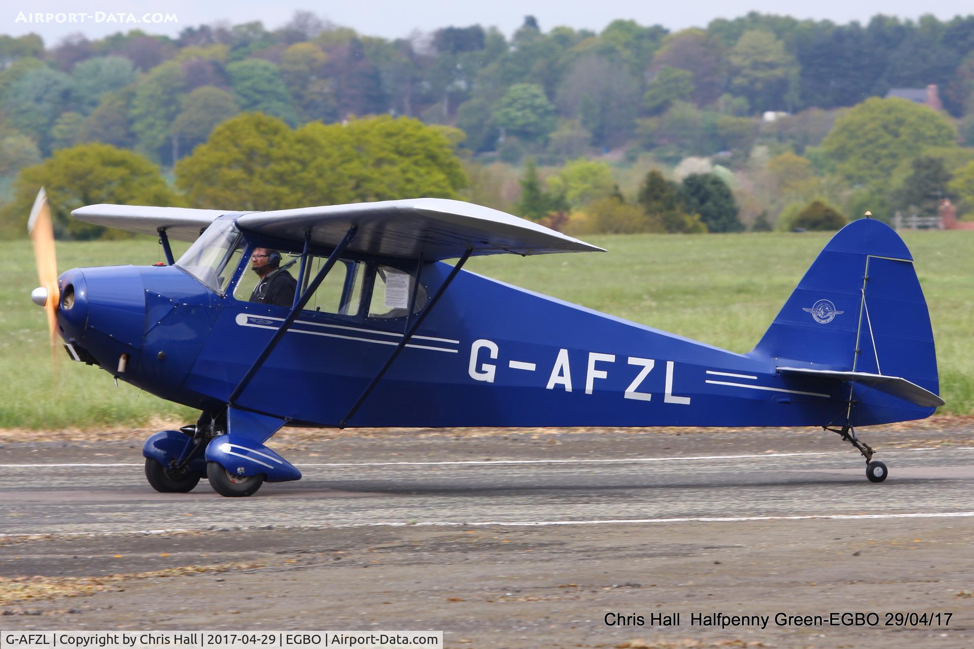 G-AFZL, 1939 Porterfield CP-50 Collegiate C/N 581, at the Radial & Trainer fly-in