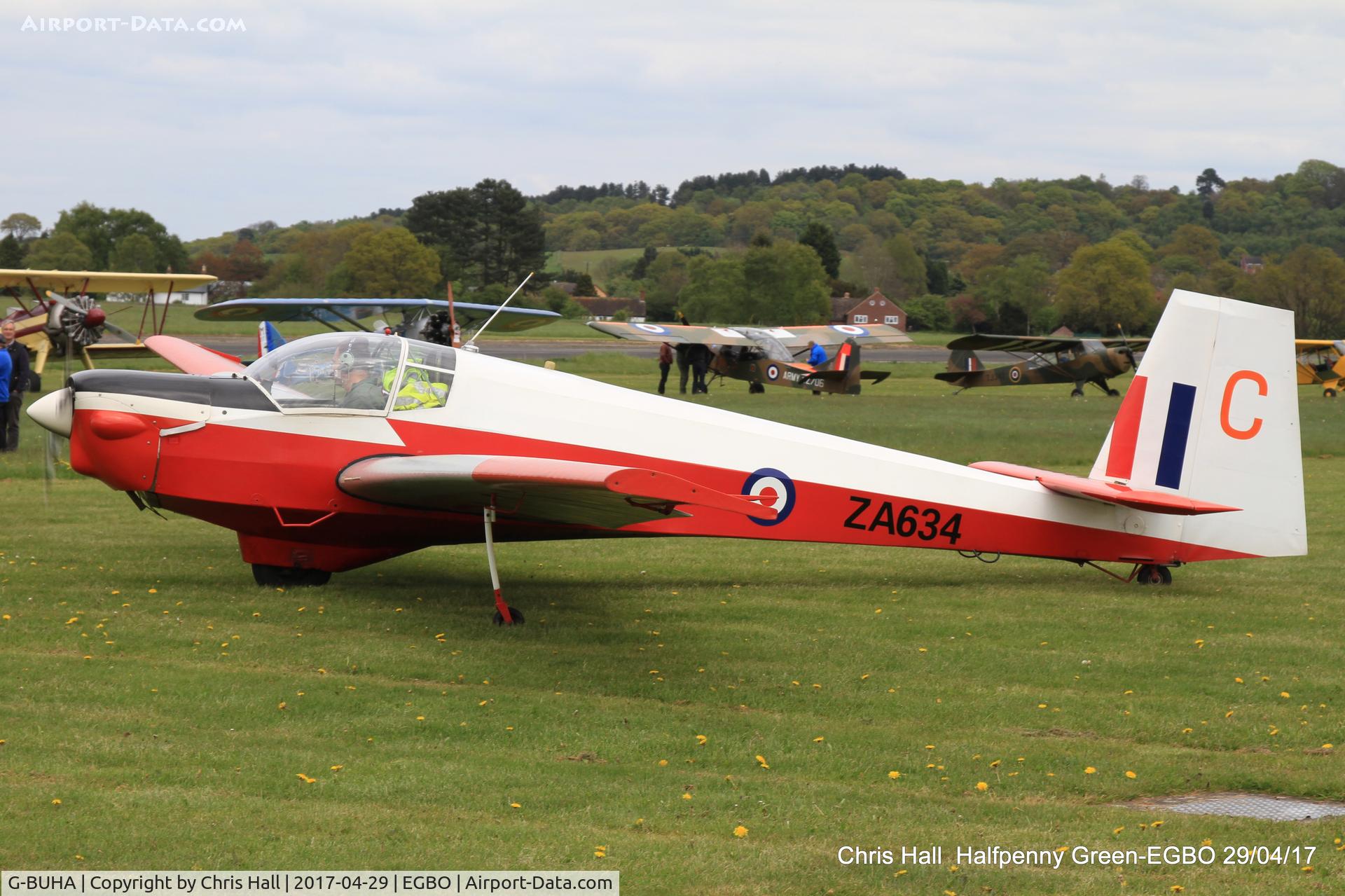 G-BUHA, 1980 Slingsby T-61F Venture T2 C/N 1970, at the Radial & Trainer fly-in