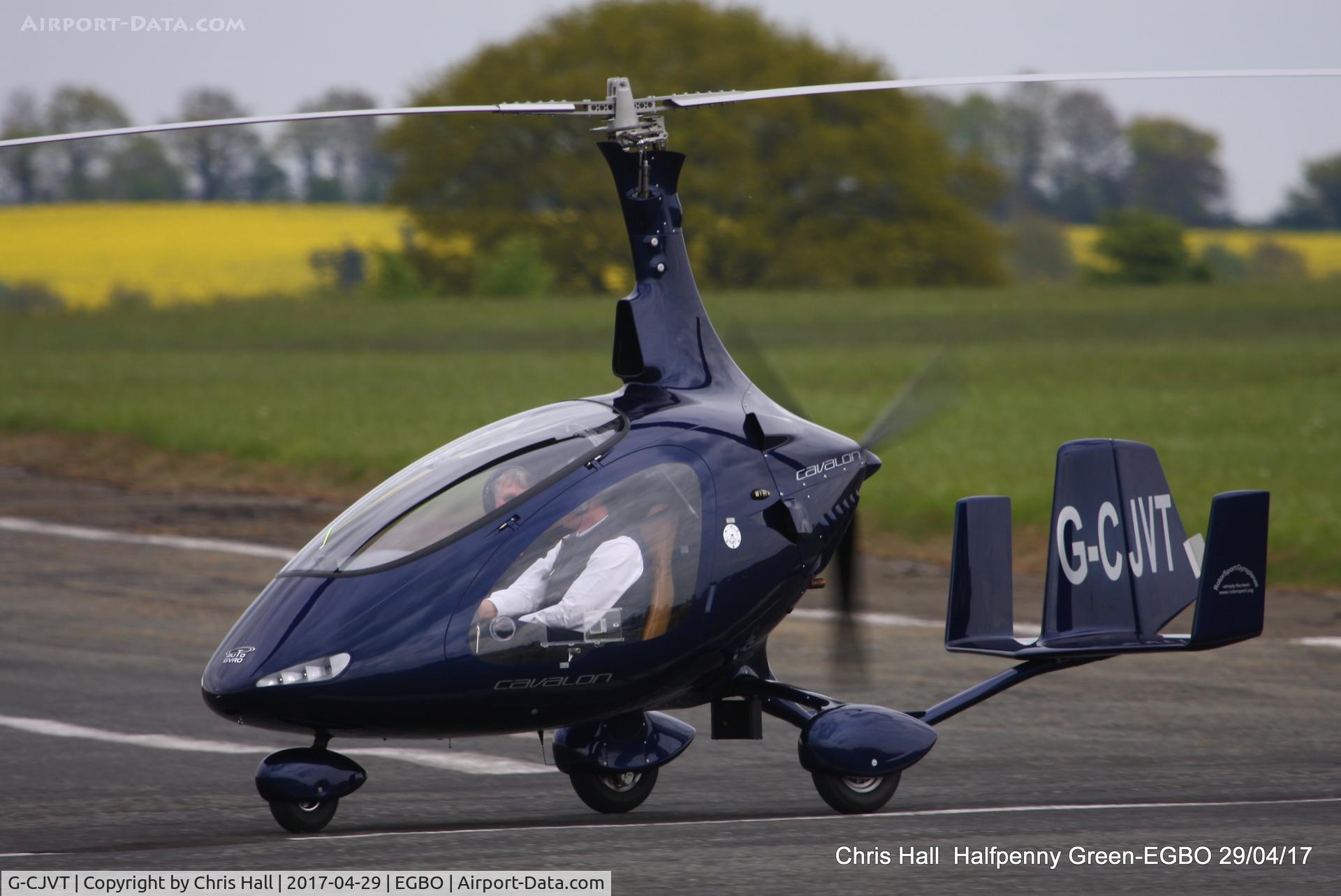 G-CJVT, 2016 RotorSport UK Cavalon C/N RSUK/CVLN/022, at the Radial & Trainer fly-in