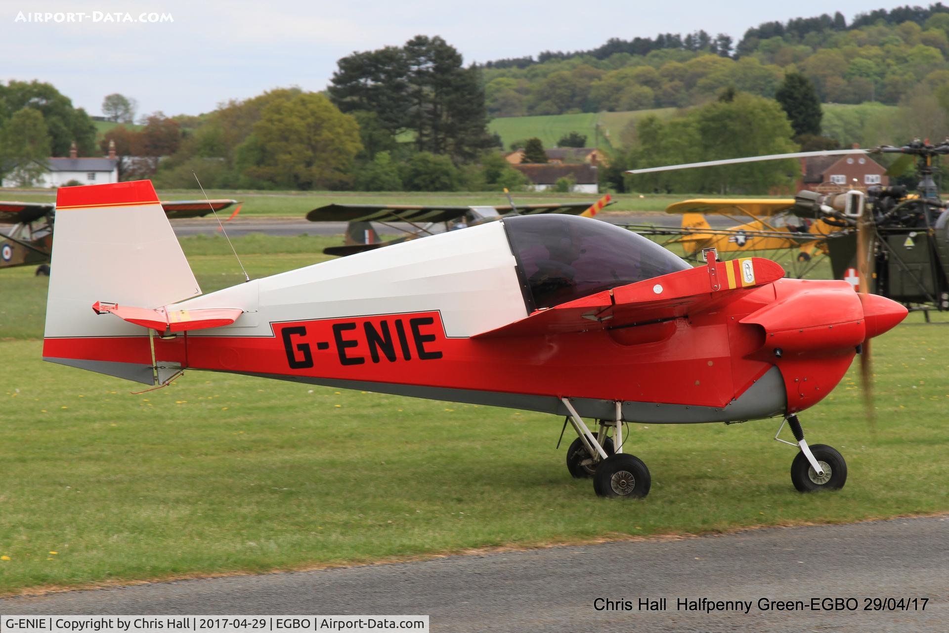 G-ENIE, 1979 Slingsby T-66 Nipper 3 C/N PFA 025-10214, at the Radial & Trainer fly-in