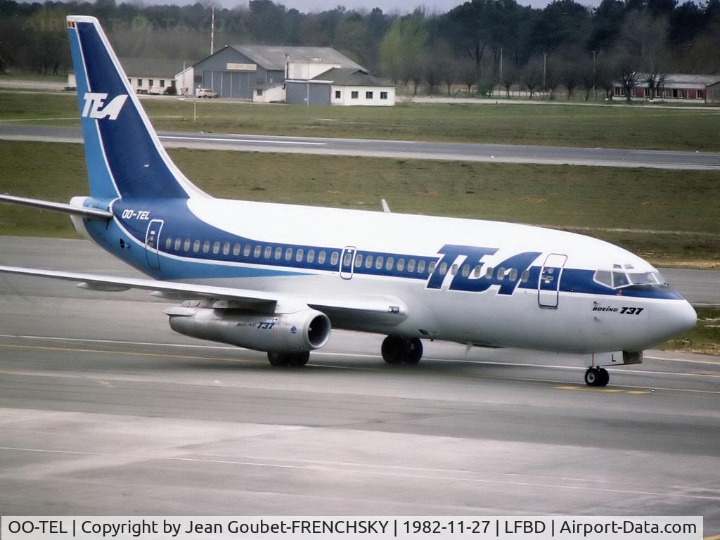 OO-TEL, 1979 Boeing 737-2M8 C/N 21736, TEA Trans European Airways