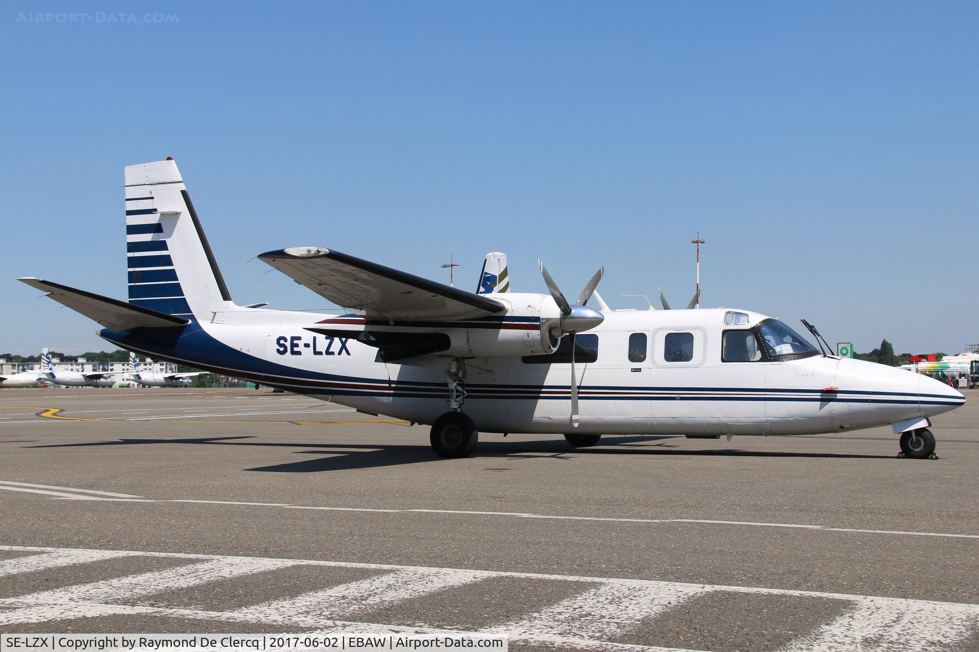 SE-LZX, 1977 Rockwell 690B Turbo Commander C/N 11367, Aerodata Int. Surveys.