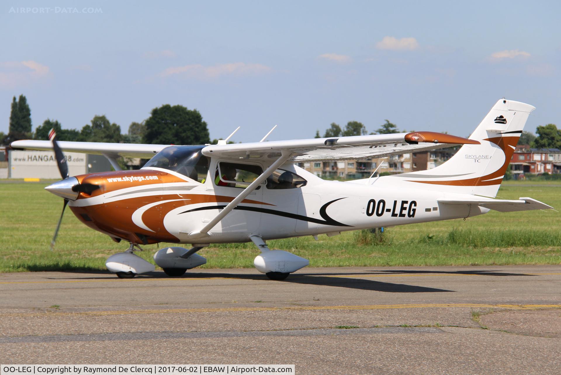 OO-LEG, 2009 Cessna T182T Turbo Skylane C/N T18208931, At Antwerp.