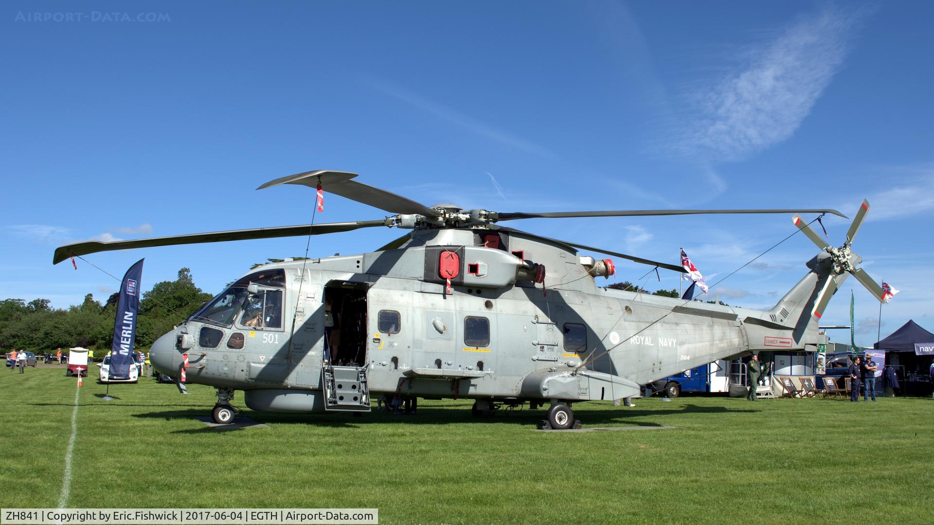 ZH841, 2000 AgustaWestland EH-101 Merlin HM.2 C/N 50087/RN21/MCSP21, 1. ZH841 at Shuttleworth Collection's 'Fly Navy,' June 2017.