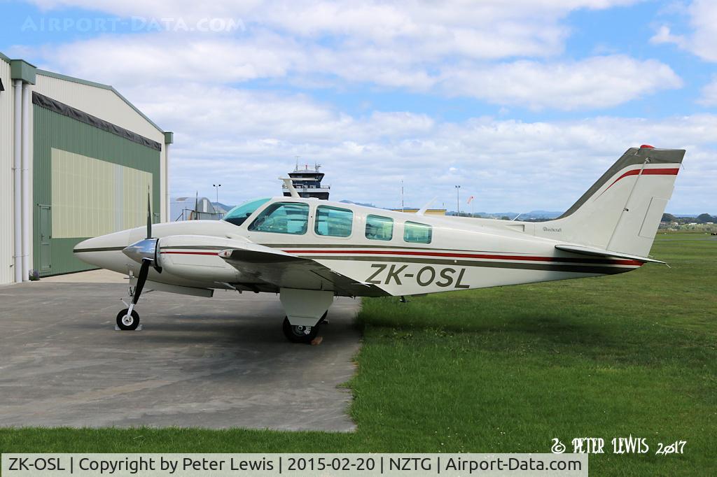 ZK-OSL, Beech 58 Baron C/N TH-191, Air Force One Ltd., Tauranga