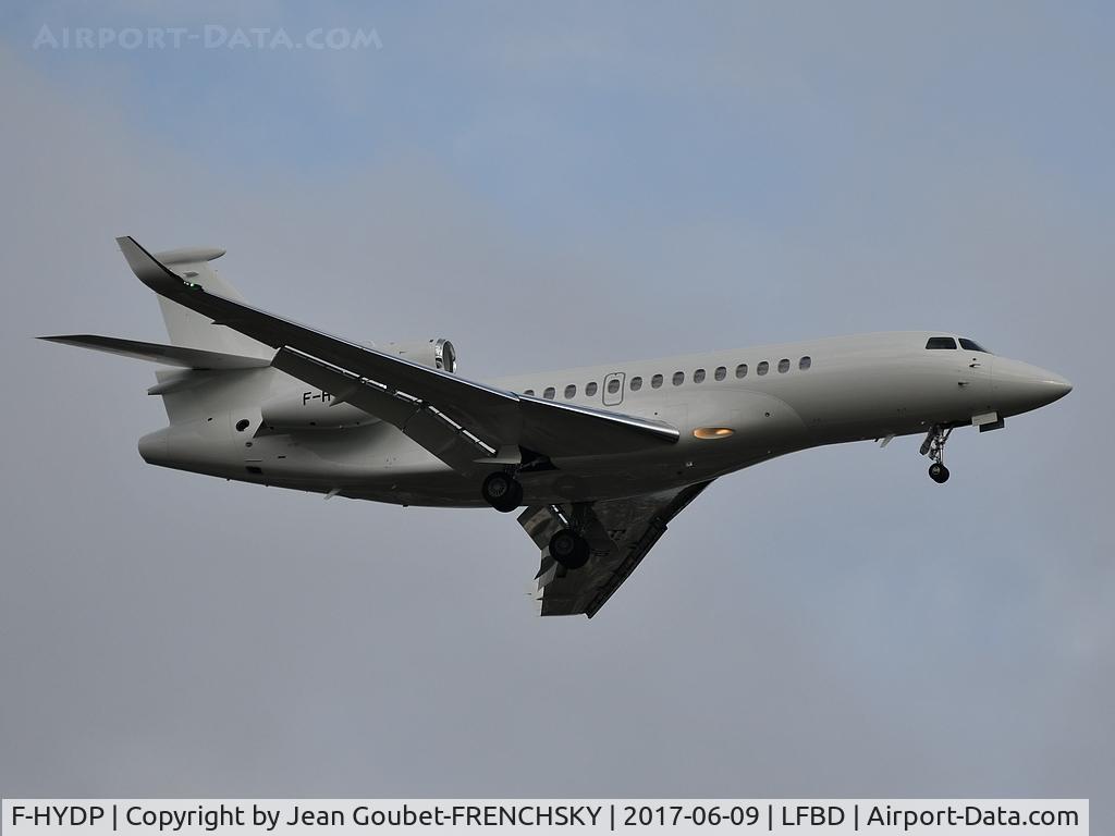 F-HYDP, Dassault Falcon 8X C/N 413, private Falcon 7X landing runway 23 above my garden....
