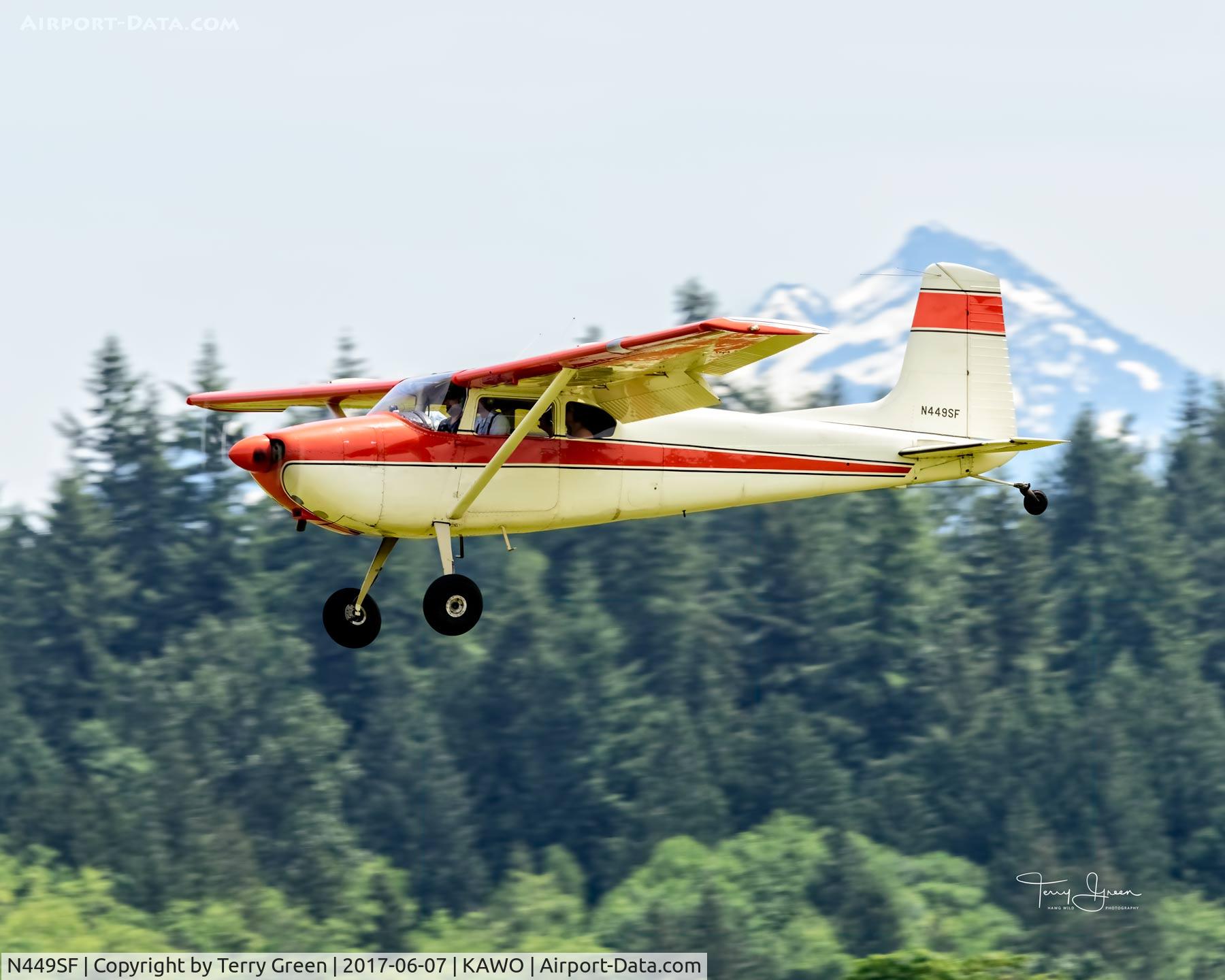 N449SF, 1957 Cessna 180A C/N 50013, KAWO