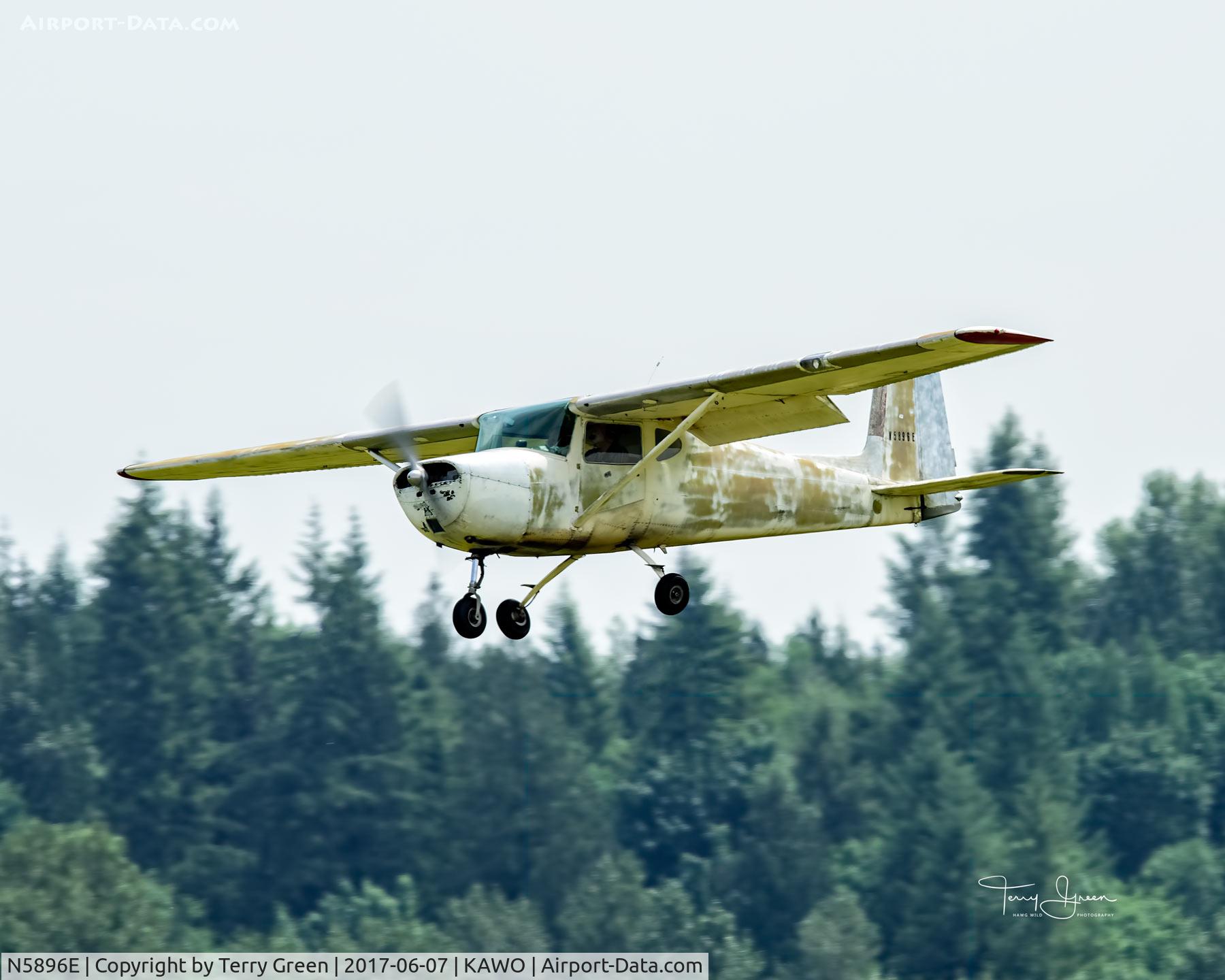 N5896E, 1959 Cessna 150 C/N 17396, KAWO