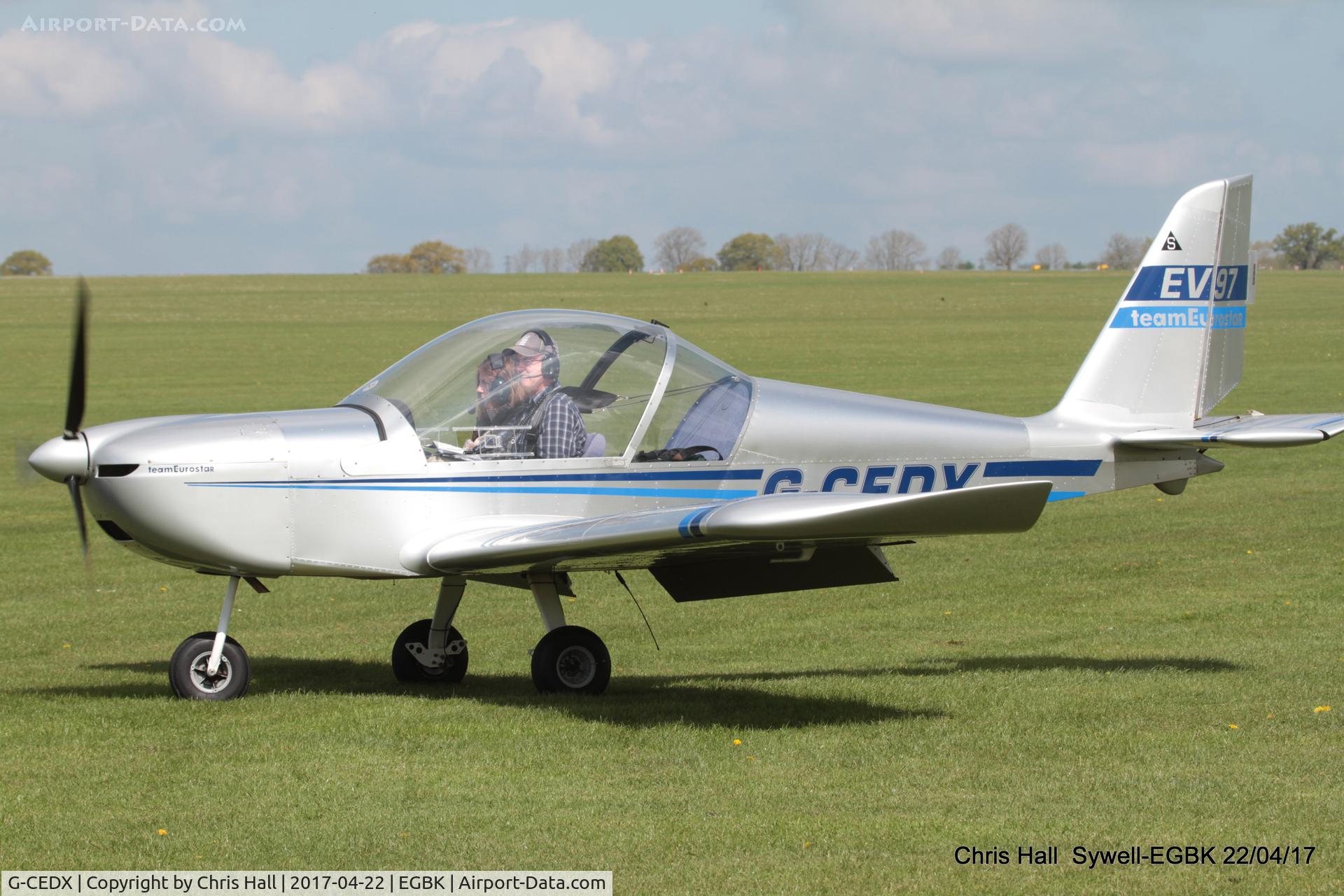 G-CEDX, 2006 Cosmik EV-97 TeamEurostar UK C/N 2827, at the EV-97 fly in. Sywell