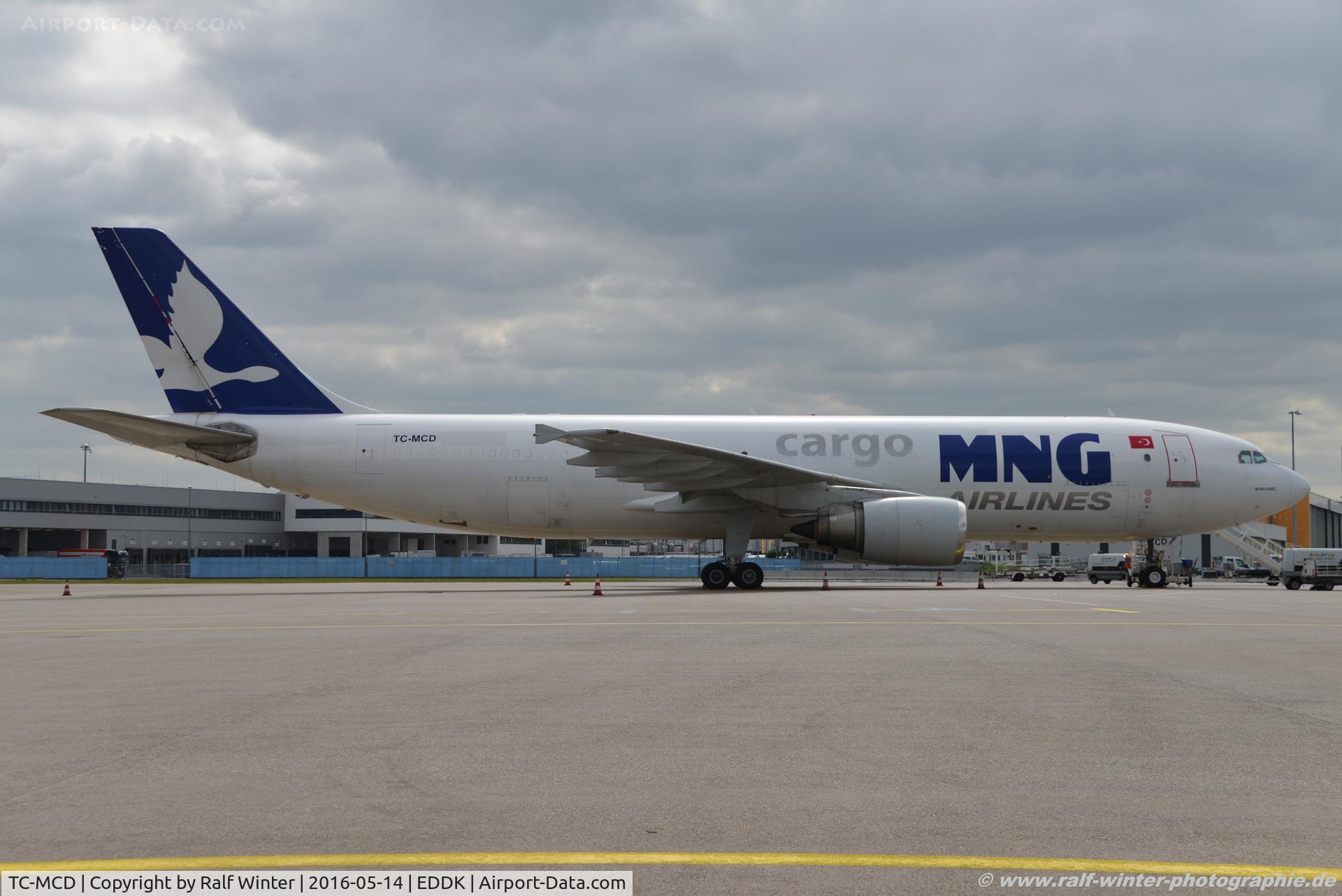 TC-MCD, 1989 Airbus A300F4-605R C/N 521, Airbus A300-605RF - MB MNG MNG Airlines - 521 - TC-MCD - 14.05.2016 - CGN