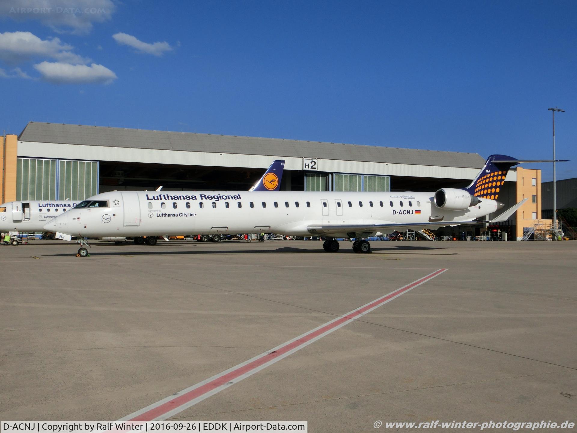 D-ACNJ, 2010 Bombardier CRJ-900 NG (CL-600-2D24) C/N 15249, Bombardier CL-600-2D24 CRJ-900LR - EW EWG - Eurowings  'Lufthansa Regional' - 15249 - D-ACNJ - 26.09.2016 - CGN
