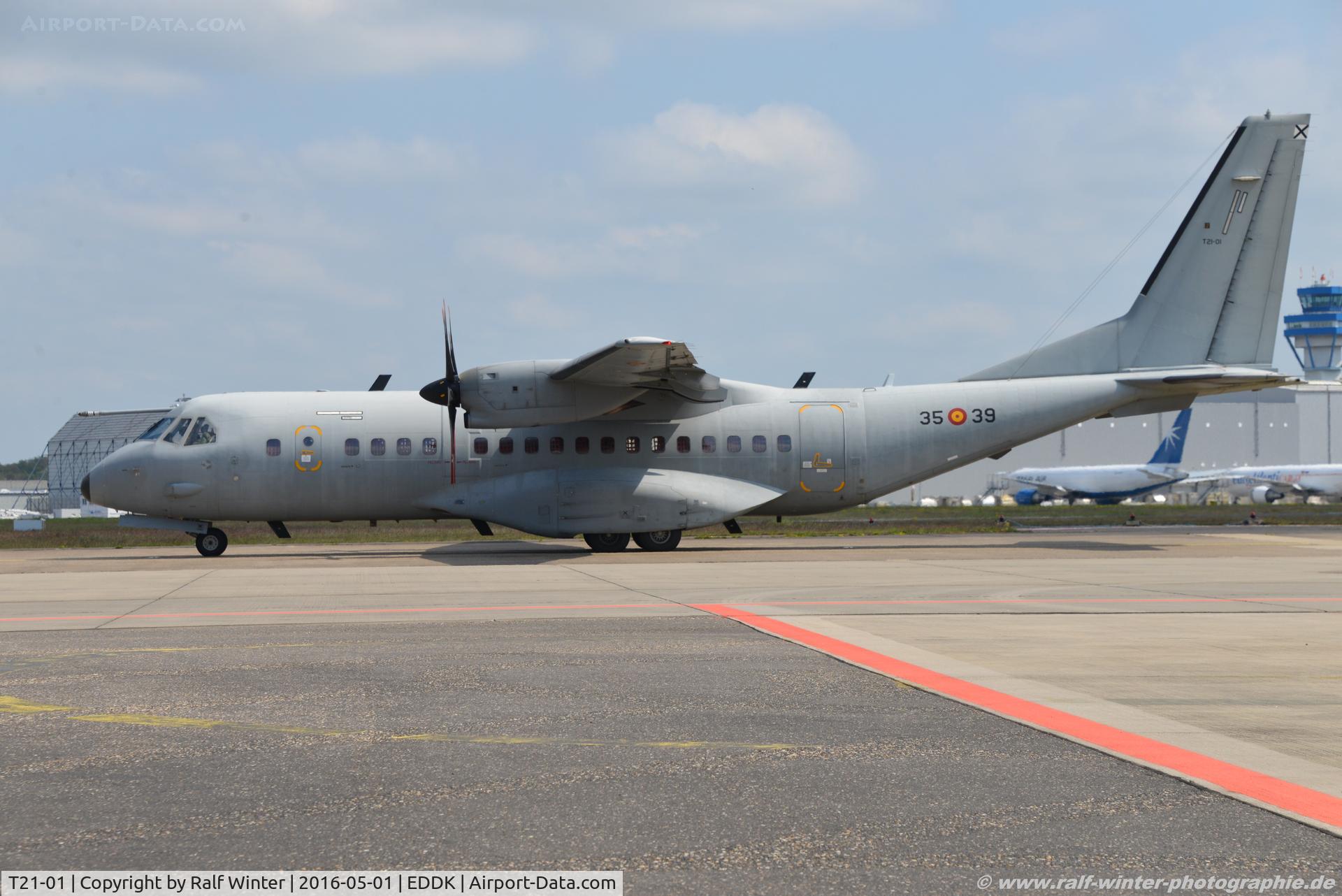 T21-01, 2001 CASA C-295M C/N EA03-02-002, CASA C-295M - AME Spanish Air Force - EA03-02-002 - T21-01 (35-39) - 01.05.2016 - CGN