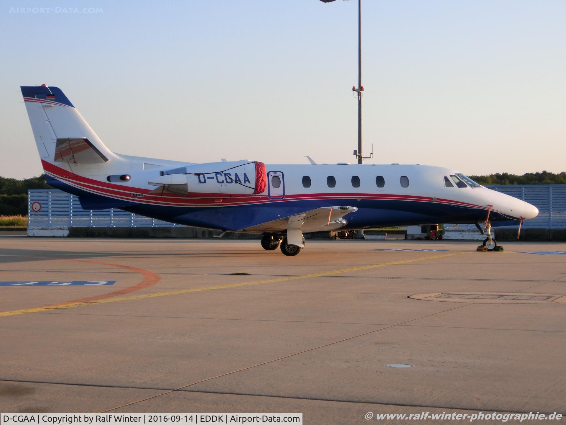 D-CGAA, 2014 Cessna 560 Citation Excel XLS+ C/N 560-6173, Cessna 560XL Citation XLS+ - AHO Air Hamburg - 560-6173 - D-CGAA - 14.09.2016 - CGN