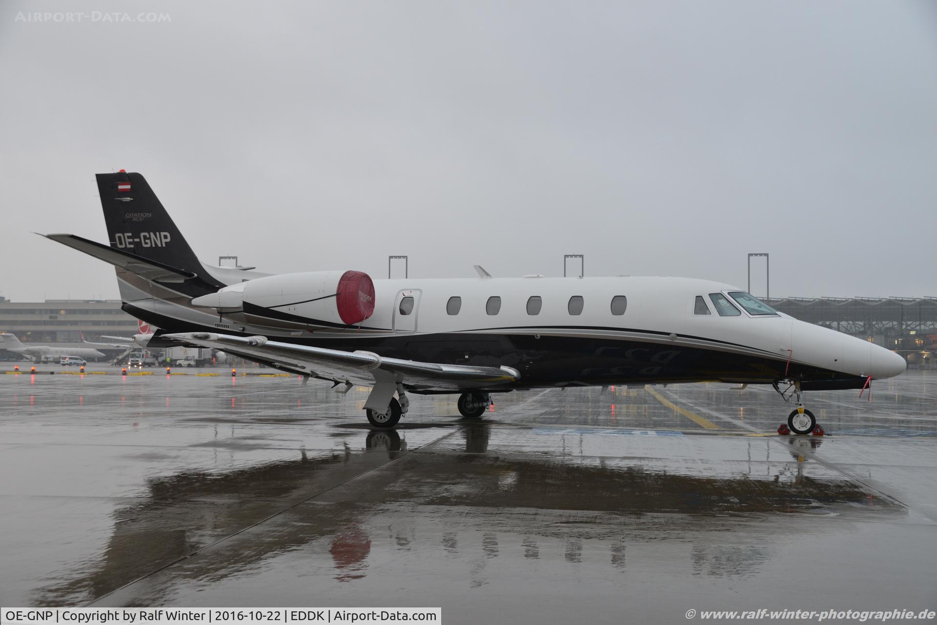 OE-GNP, 2009 Cessna 560 Citation XLS+ C/N 560-6017, Cessna 560XL Citation XLS+ - FTY ABC Bedarfsflug GmbH - 560-6017 - OE-GNP - 22.10.2016 - CGN