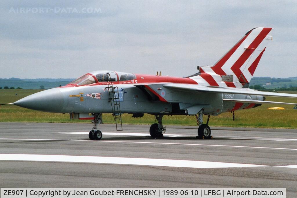 ZE907, 1989 Panavia Tornado F.3 C/N AS098/765/2126, Tornado Royal Air Force (ZE907) at  Cognac – Châteaubernard Air Base