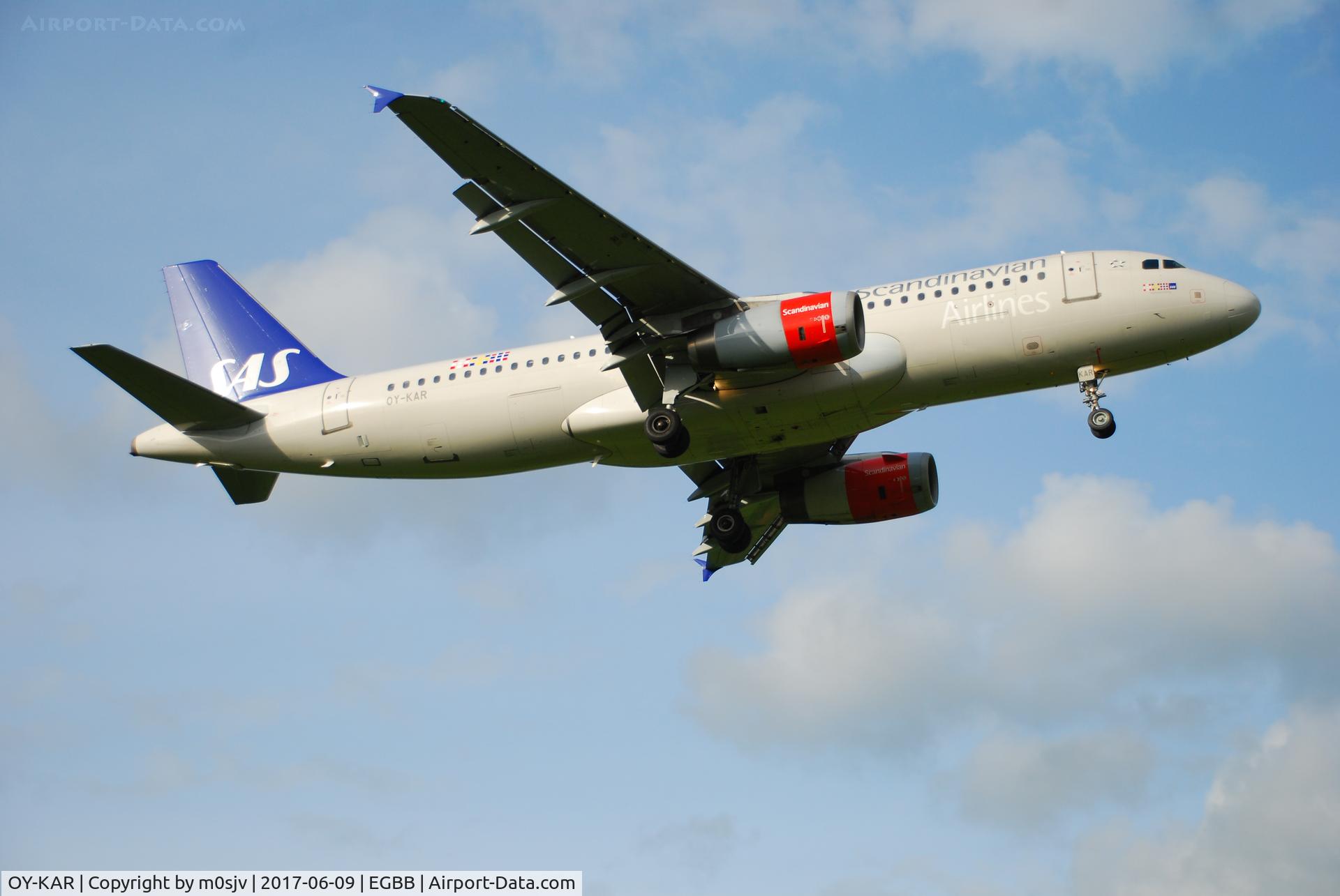 OY-KAR, 2007 Airbus A320-232 C/N 3159, From Sheldon Country Park