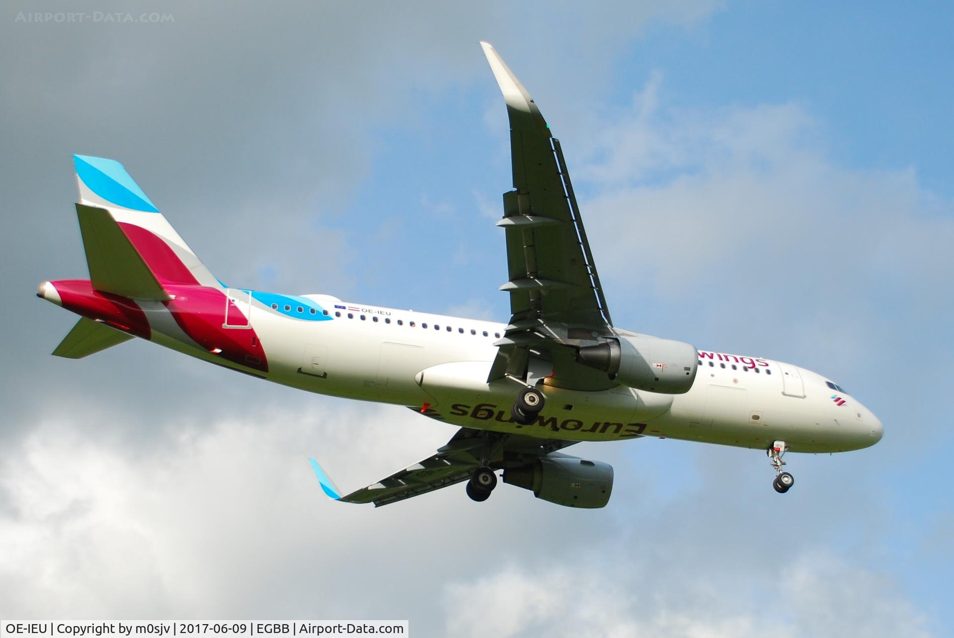 OE-IEU, 2016 Airbus A320-214 C/N 6953, From Sheldon Country Park