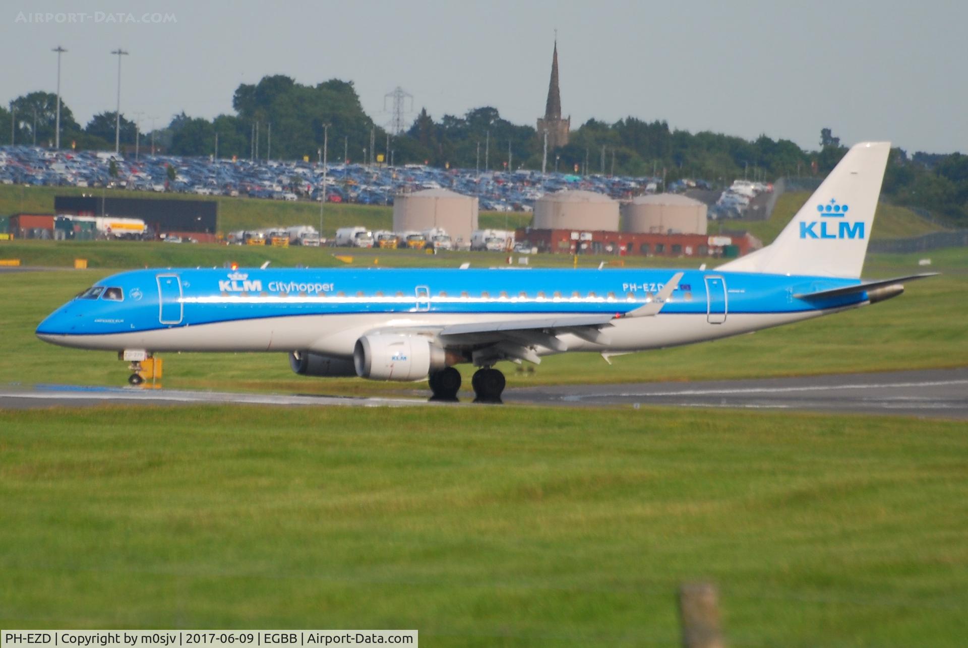 PH-EZD, 2009 Embraer 190LR (ERJ-190-100LR) C/N 19000279, From Sheldon Country Park
