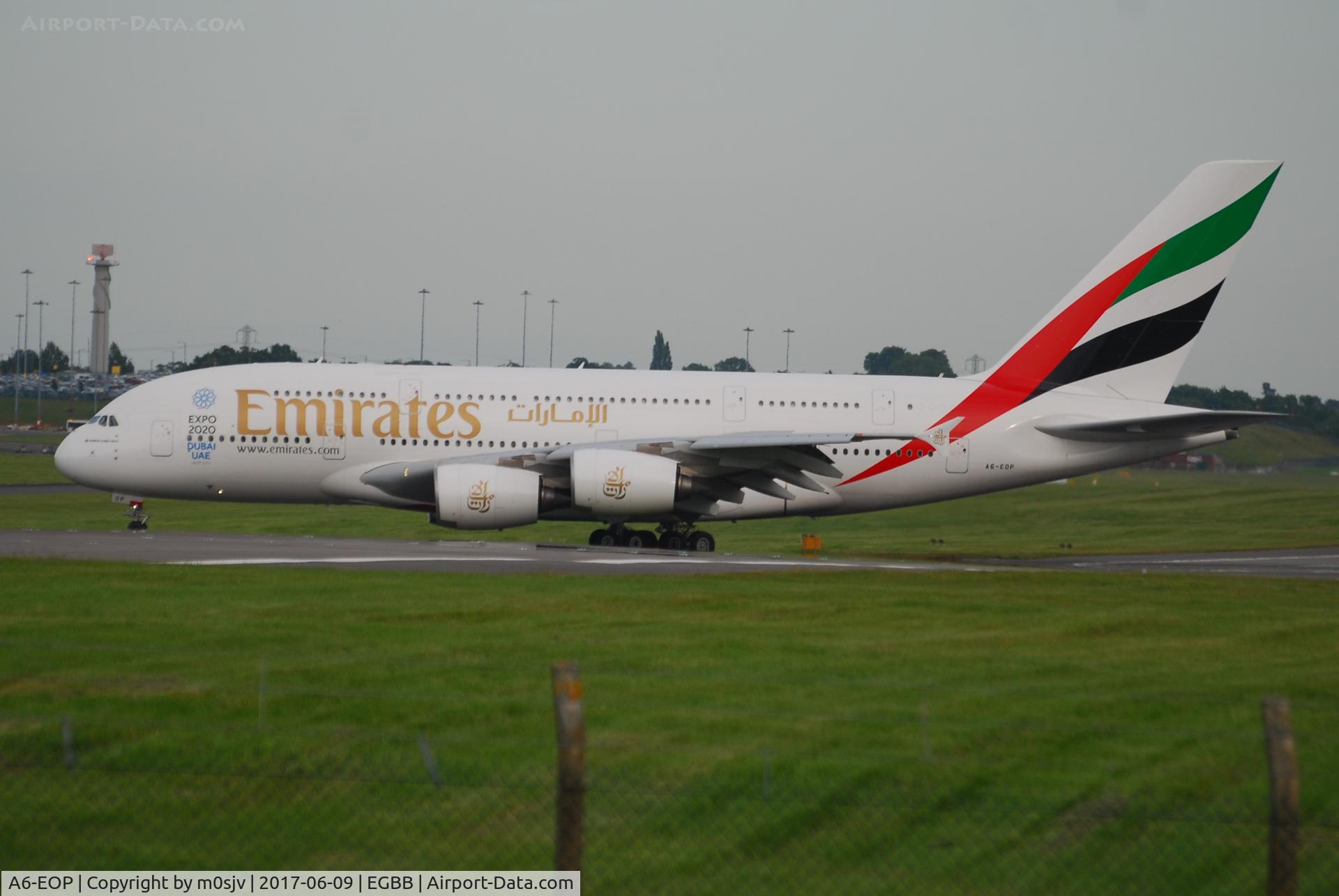 A6-EOP, 2015 Airbus A380-861 C/N 200, From Sheldon Country Park