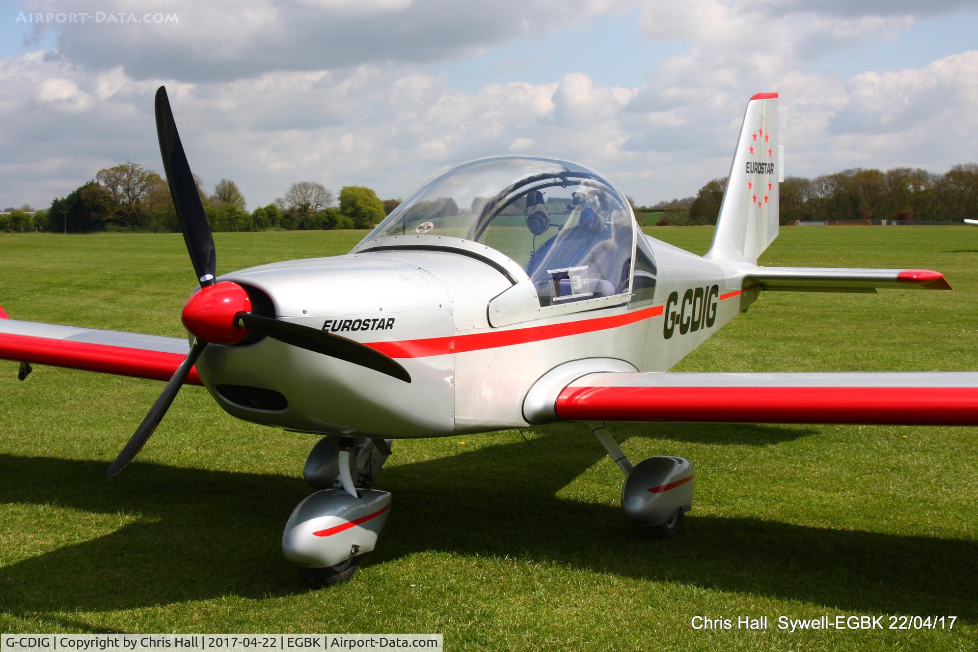 G-CDIG, 2005 Aerotechnik EV-97 Eurostar C/N PFA 315-14353, at the EV-97 fly in. Sywell
