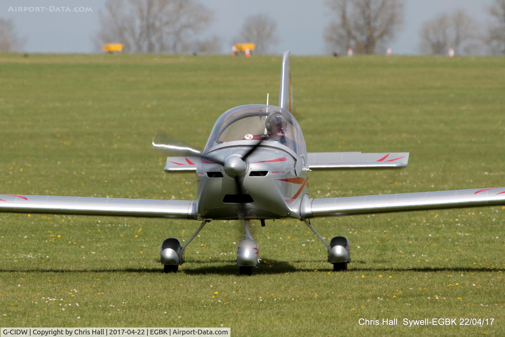 G-CIDW, 2014 Aerotechnik EV-97 Eurostar C/N LAA 315-15227, at the EV-97 fly in. Sywell