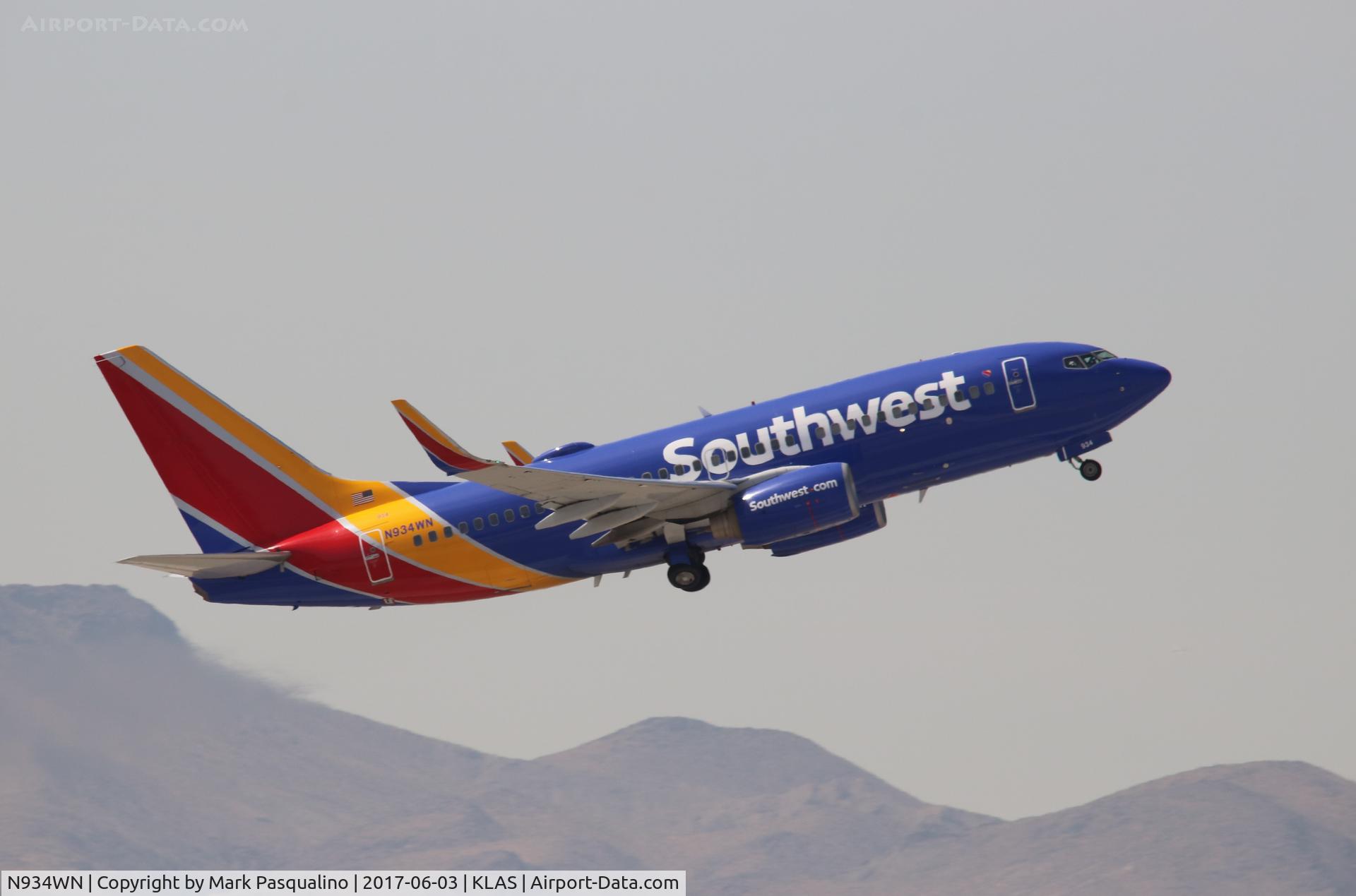 N934WN, 2009 Boeing 737-7H4 C/N 36642, Boeing 737-700