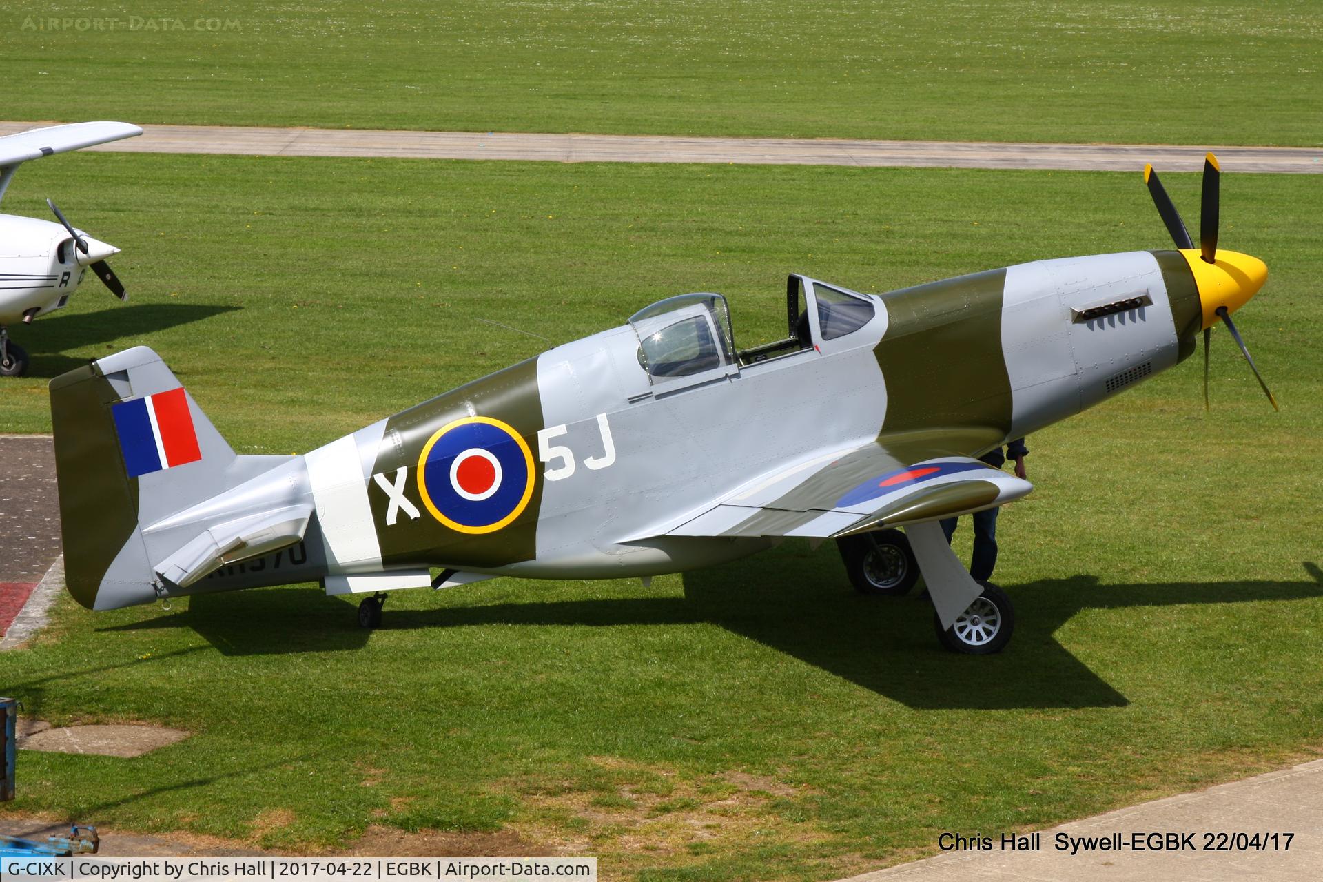 G-CIXK, 2016 Titan T-51 Mustang C/N LAA 355-15207, at Sywell