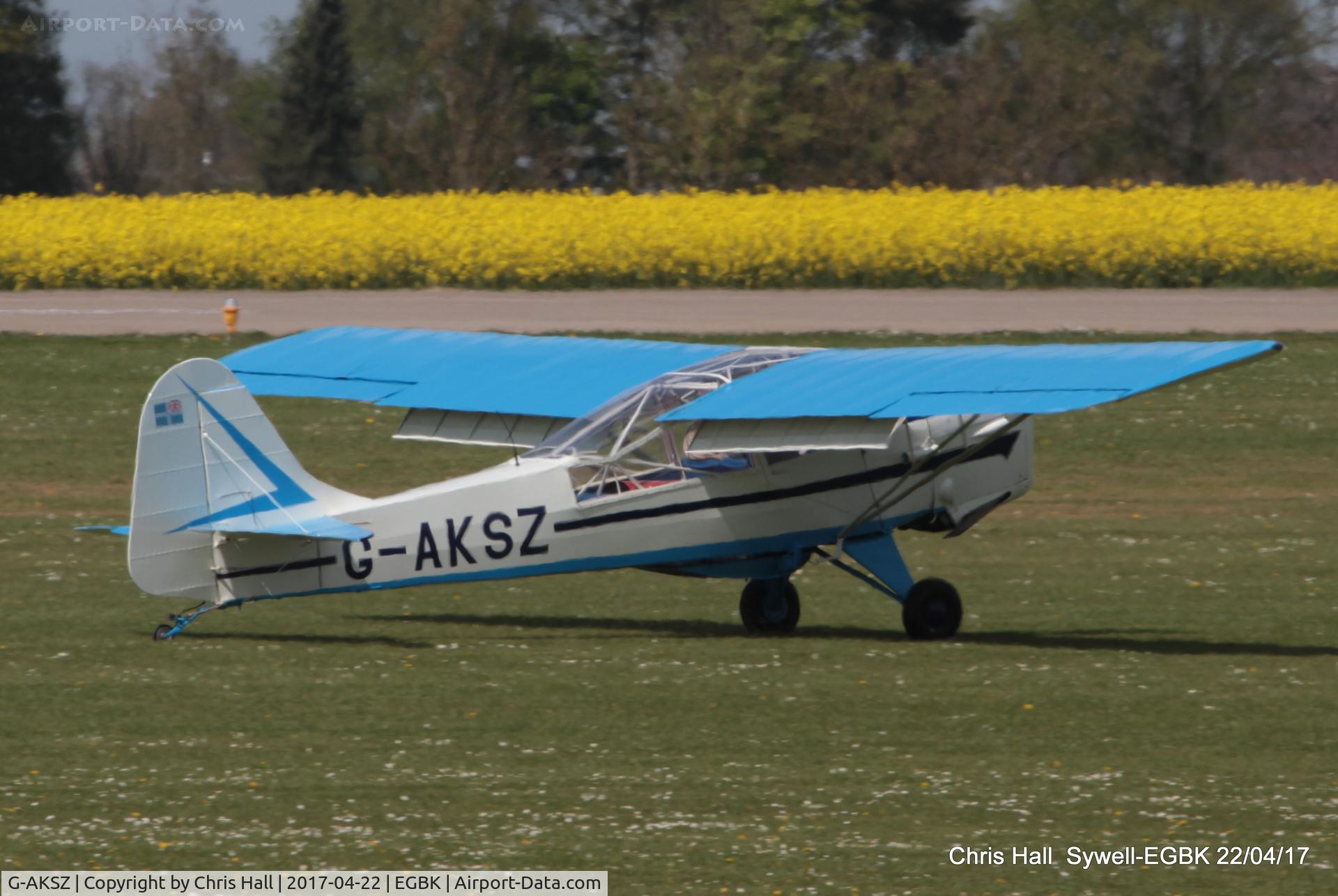 G-AKSZ, 1945 Taylorcraft J Auster 5 C/N 1503, at Sywell