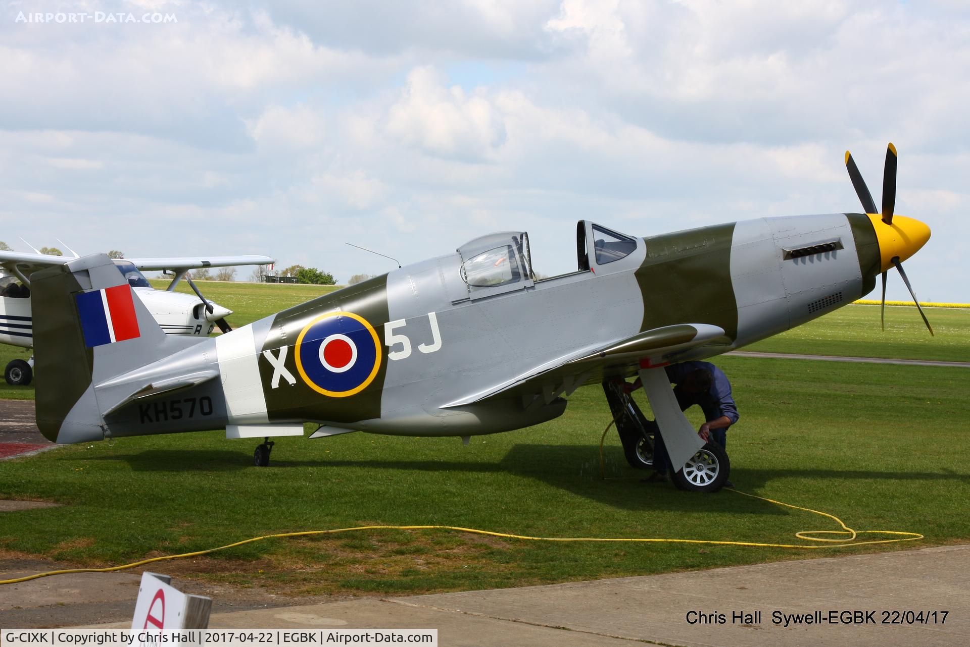 G-CIXK, 2016 Titan T-51 Mustang C/N LAA 355-15207, at Sywell