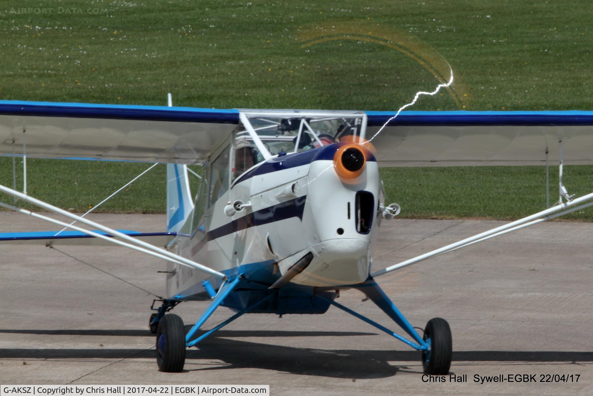 G-AKSZ, 1945 Taylorcraft J Auster 5 C/N 1503, at Sywell