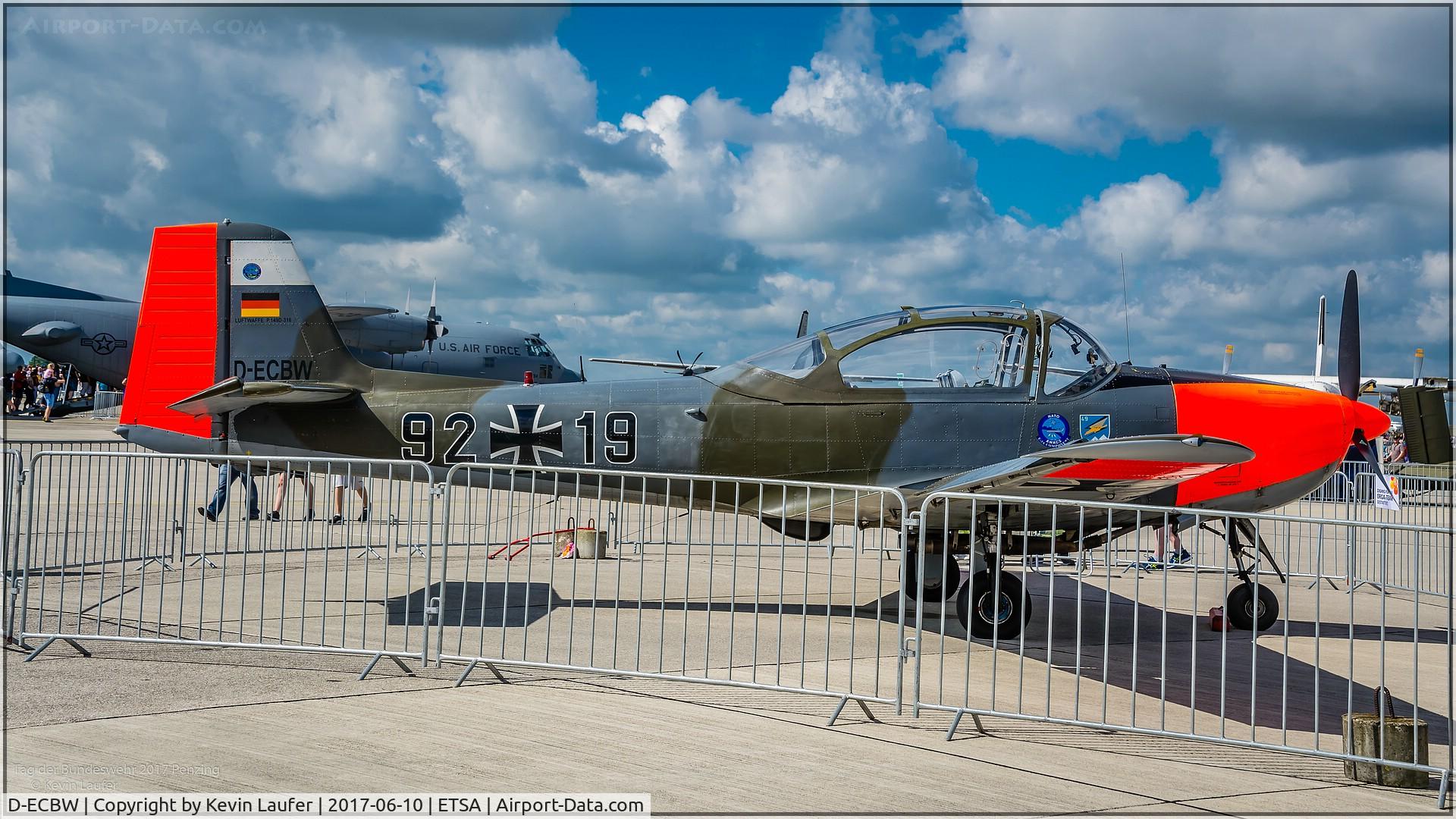 D-ECBW, 1958 Focke-Wulf FWP-149D C/N 316, @ Tag der Bundeswehr 2017 Penzing