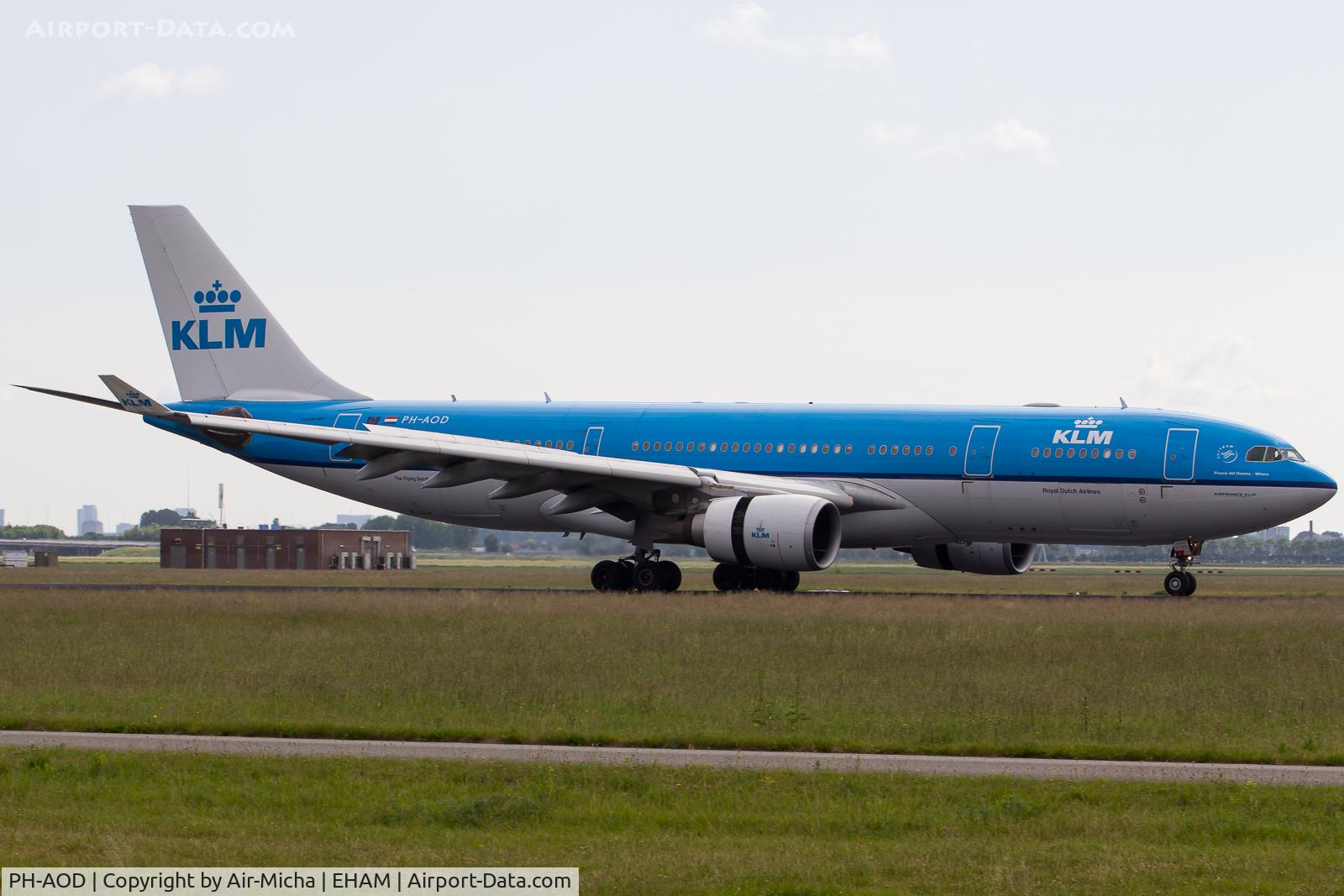 PH-AOD, 2006 Airbus A330-203 C/N 738, KLM Royal Dutch Airlines