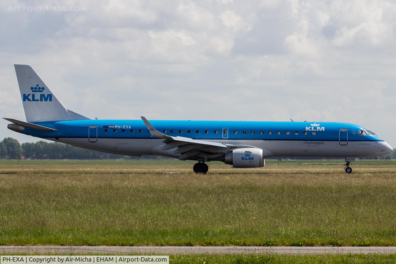 PH-EXA, 2013 Embraer 190LR (ERJ-190-100LR) C/N 19000655, KLM Cityhopper