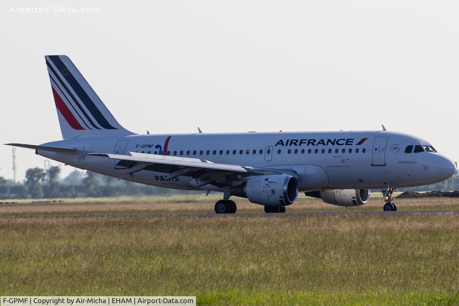 F-GPMF, 1996 Airbus A319-113 C/N 637, Air France