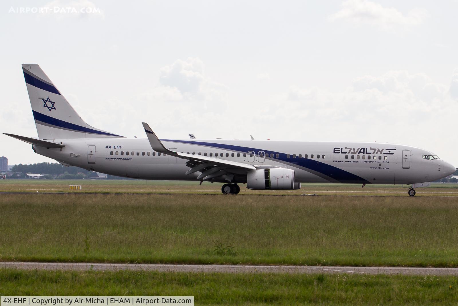 4X-EHF, 2016 Boeing 737-958/ER C/N 41557, El Al Israel Airlines