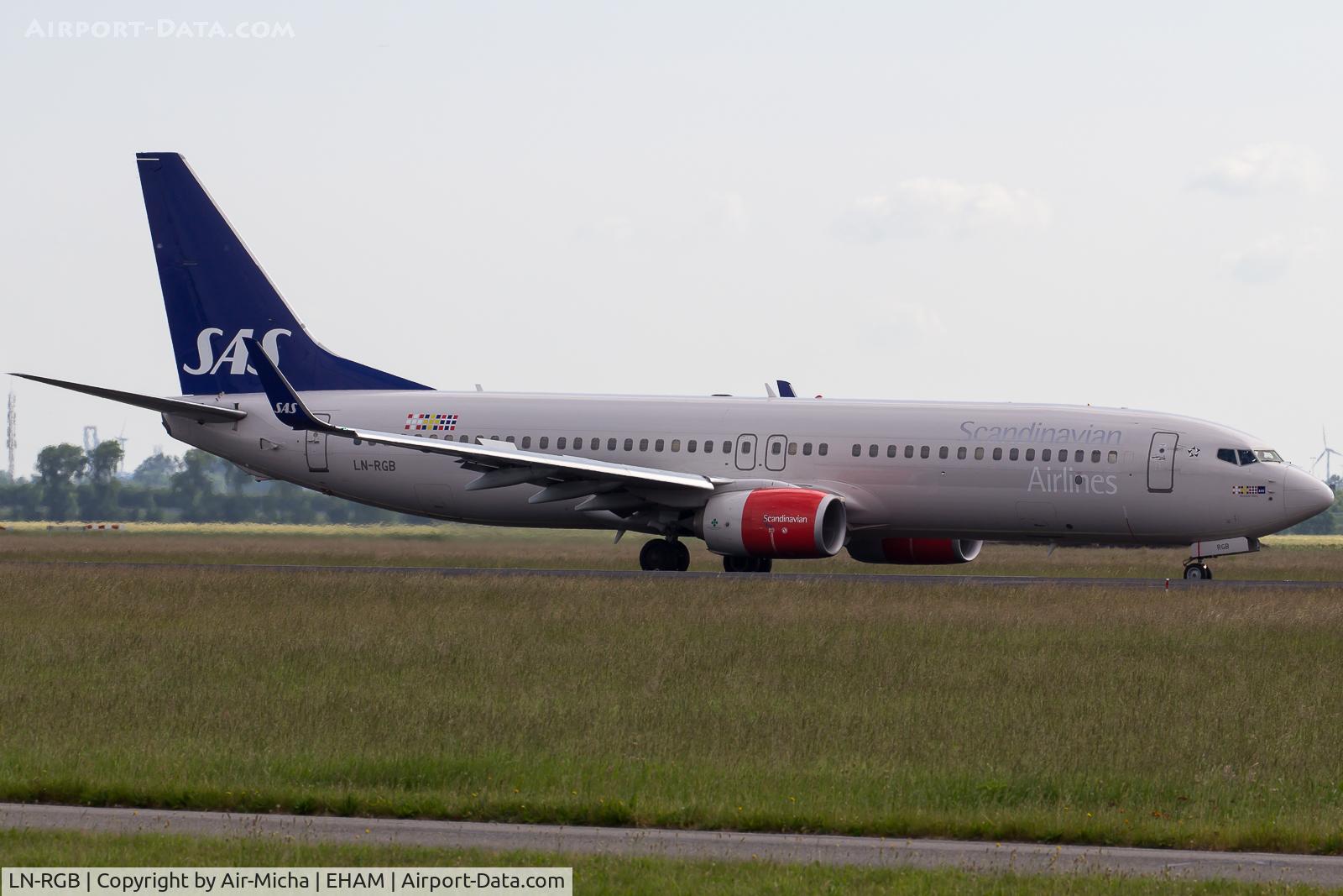 LN-RGB, 2012 Boeing 737-86N C/N 38034, S A S