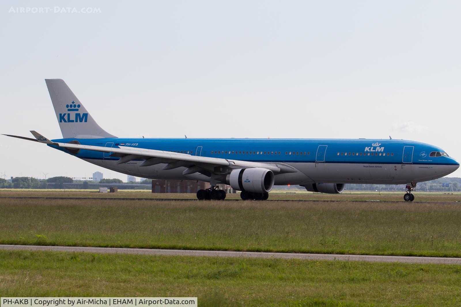 PH-AKB, 2012 Airbus A330-303 C/N 1294, KLM Royal Dutch Airlines