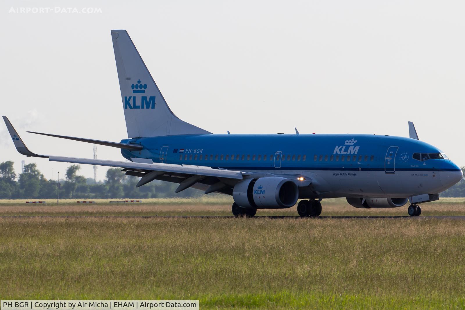 PH-BGR, 2011 Boeing 737-7K2 C/N 39446, KLM Royal Dutch Airlines