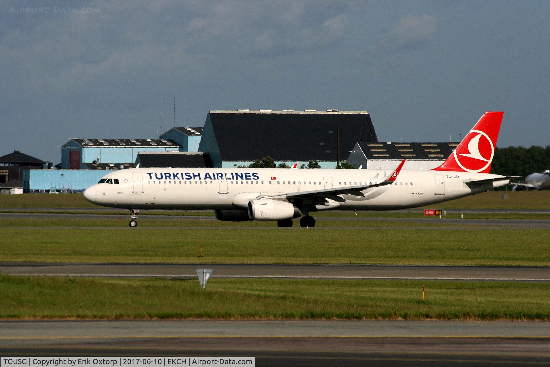 TC-JSG, 2013 Airbus A321-231 C/N 5490, TC-JSG arrived rw 22L