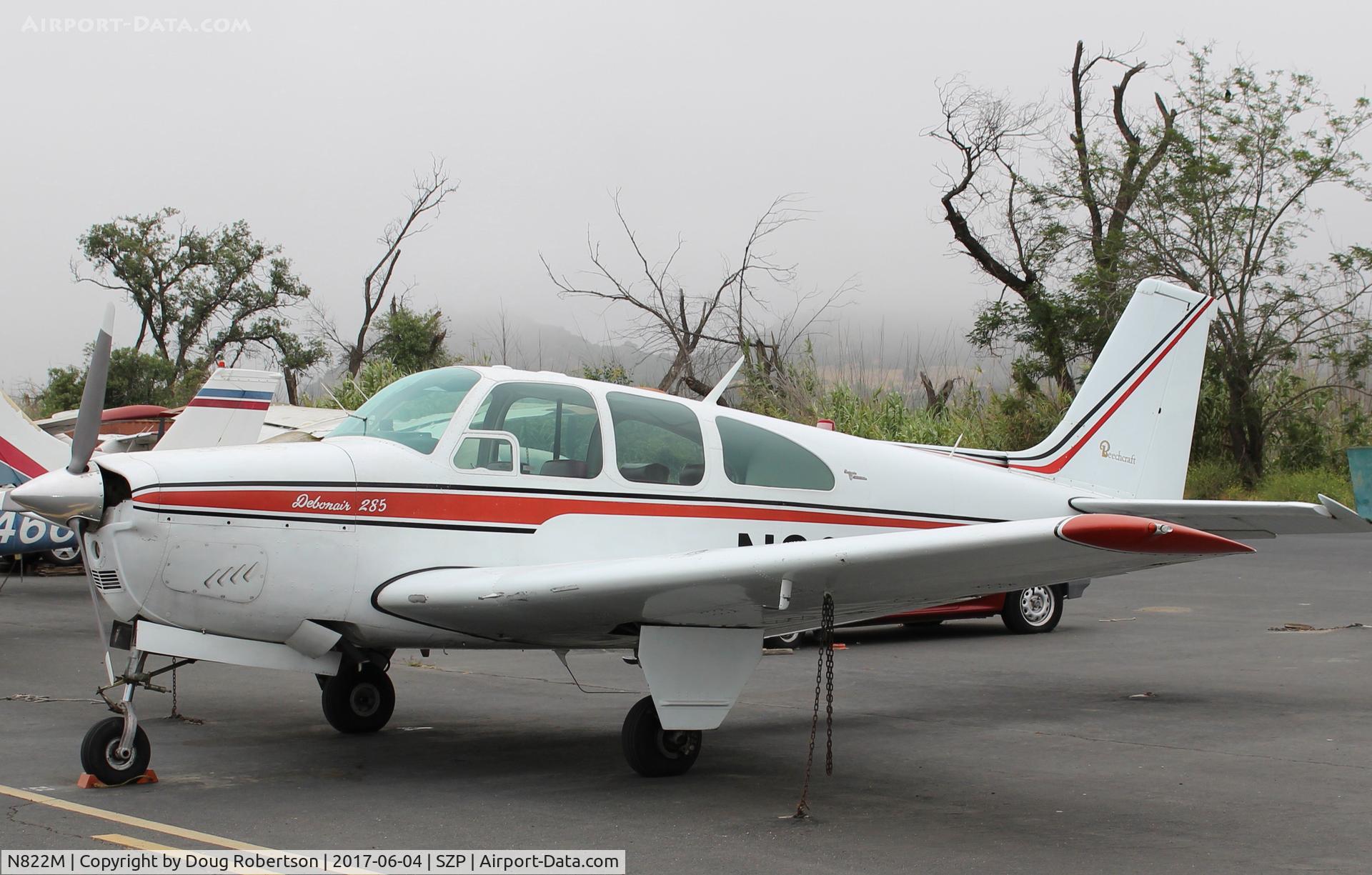N822M, 1967 Beech 35-C33A Debonair C/N CE-138, 1967 Beech 35-C33A DEBONAIR, Continental IO-520-B 285 Hp