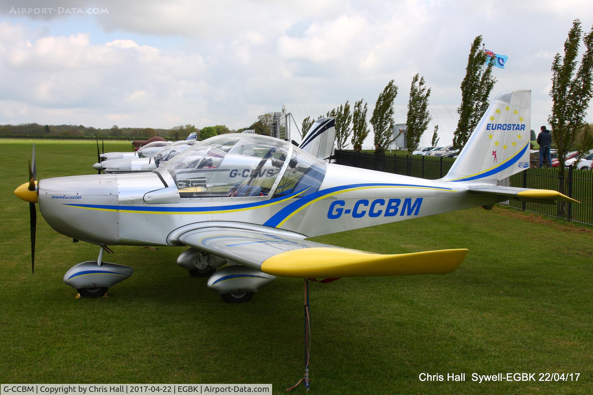 G-CCBM, 2003 Aerotechnik EV-97 Eurostar C/N PFA 315-14023, at the EV-97 fly in. Sywell